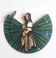 CHROMO Etiquette Fromage Chalet Suisse Switzerland COSTUME N°2 Année 50 BEL ETAT