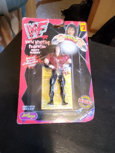 WWE Wrestling WWF Bend-Ems Series 14 XIV Matt Hard...