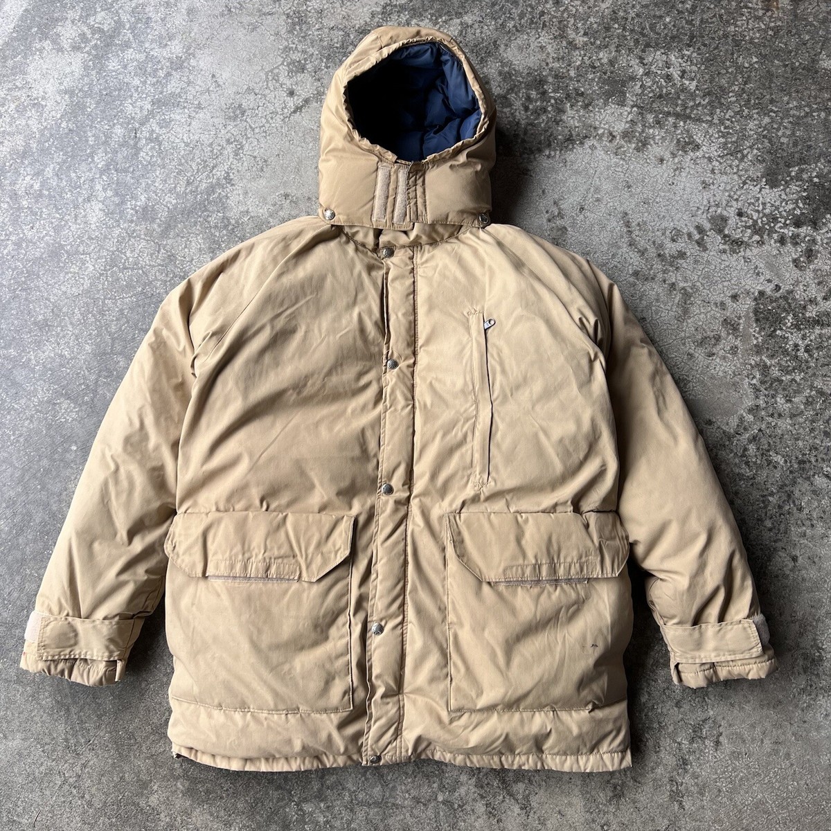 Vintage 70s The North Face TNF Zip Up Down Puffer Parka Vintage 70s The North Face TNF Zip Up Down Puffer Parka