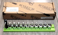 VIM 1/4" dr 10pc Half-Cut Stubby Torx Bit Driver Socket Set w/Magrail  #HCT1050A