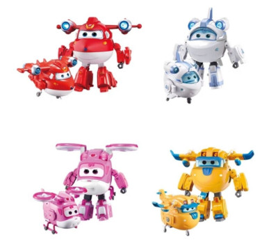 Mini Super Wings Super Power Transformer Robot Action Figure Toy Official Gifts