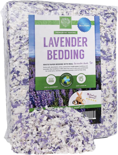 Paper Bedding w/ Real Natural Lavender Rabbits, Guinea Pigs & Other Small Animal - Picture 1 of 4