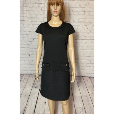 karl lagerfeld black tweed dress Karl Lagerfeld