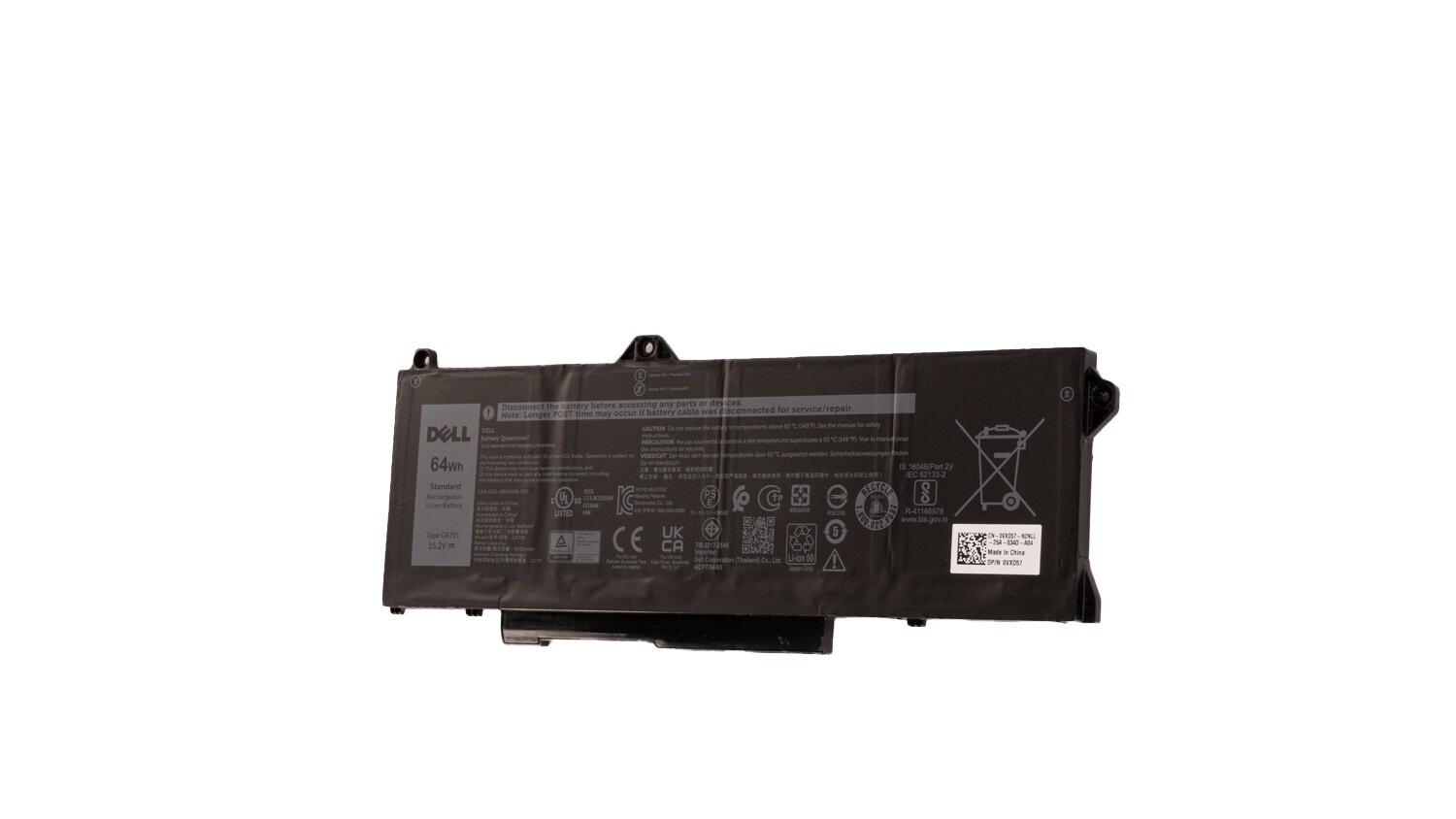 New GRT01 Laptop Battery For Dell Latitude 5421/5521, Precision 14 3470, Alienware M17 R5