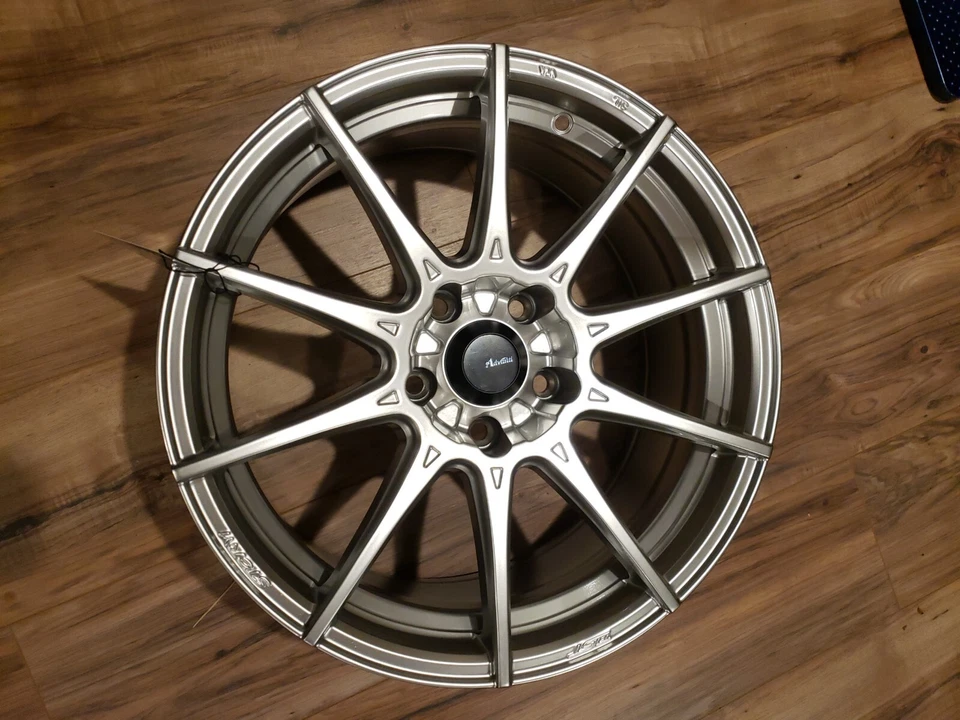 4X Ruedas Advanti Racing STORM S1 17x8 +35 5x114,3 VOLK SSR TRABAJO WEDSPORT Foto 2 de 4