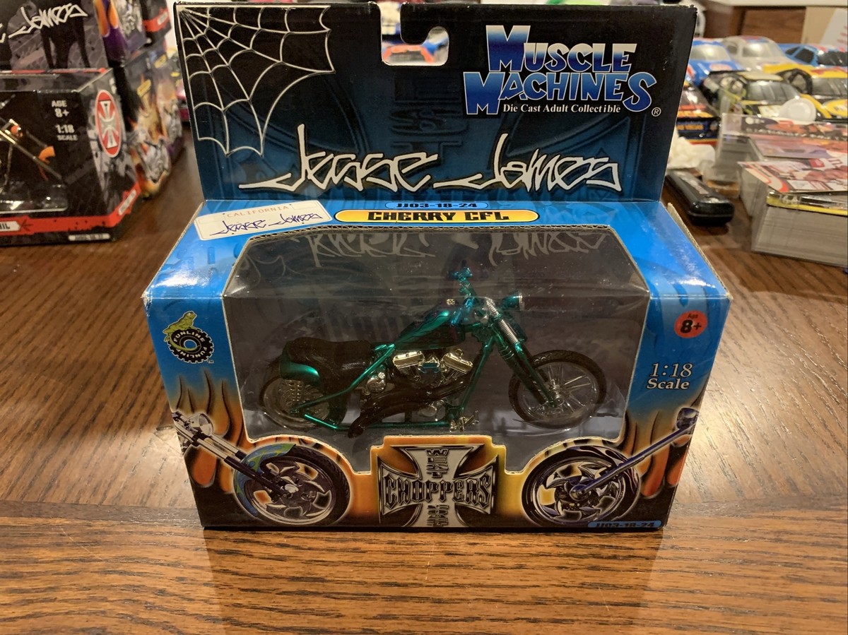 ウエストコースト・チョッパーズ 1/18 スケールモデル - チェリーCFL West Coast Choppers CHERY CFL Blue Jesse James 1/18 Diecast