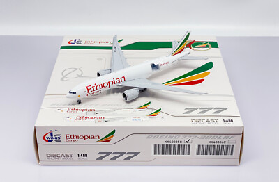 Jcwings Ethiopian Cargo Boeing 777F ''Interactive Series'' ET-AWE 1/400 XX40085C
