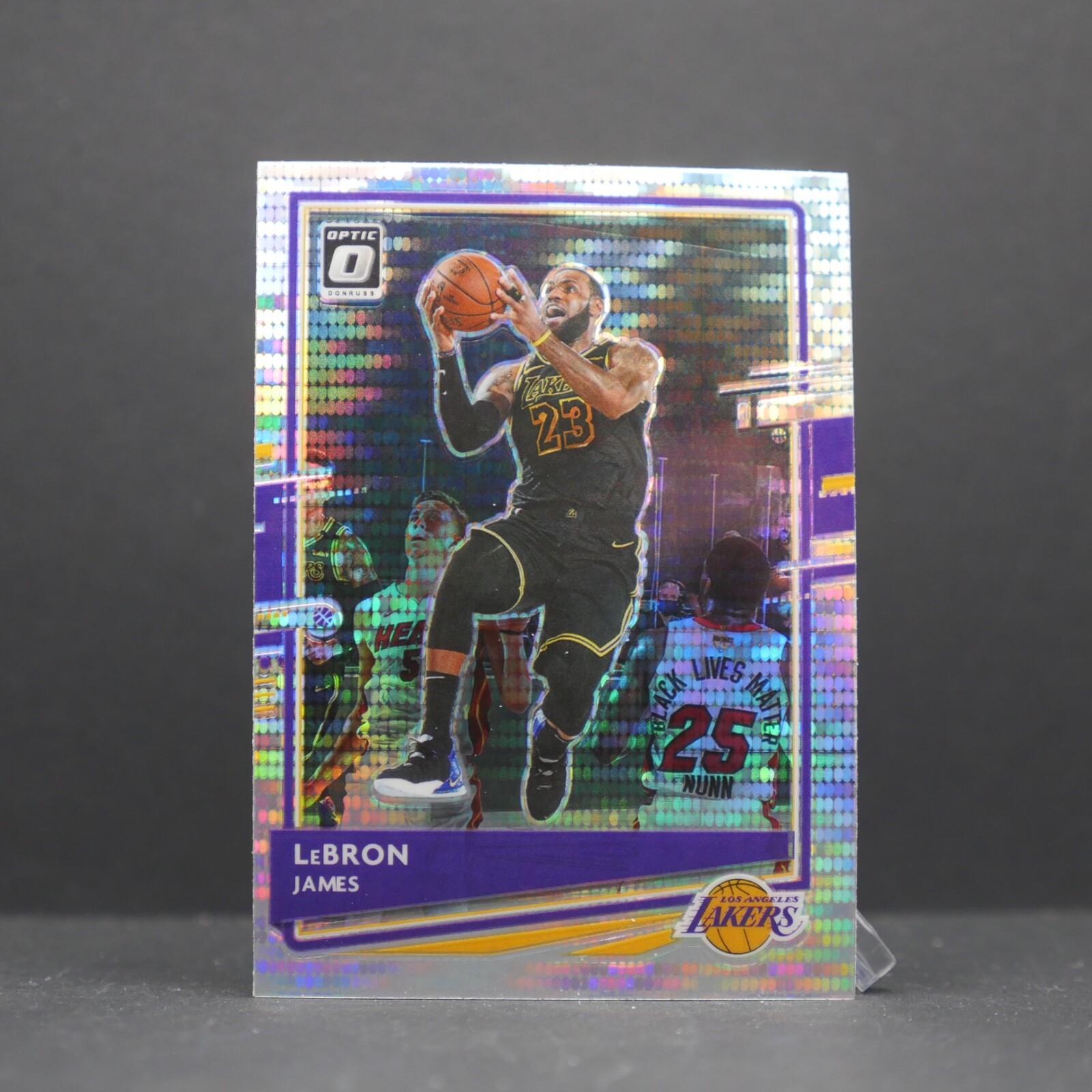 2020-21 Donruss Optic LEBRON JAMES Silver Pulsar Prizm #13 Los Angeles Lakers