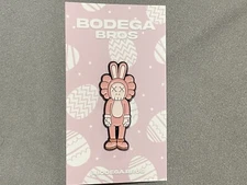 Bodega Bros Easter Bunny KAWS Character  Hat Pin Limited Edition