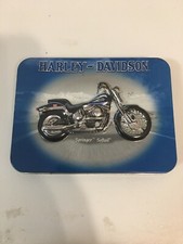 Harley Davidson Motor Cycles Springer Softail Collectible Playing Cards with Tin
