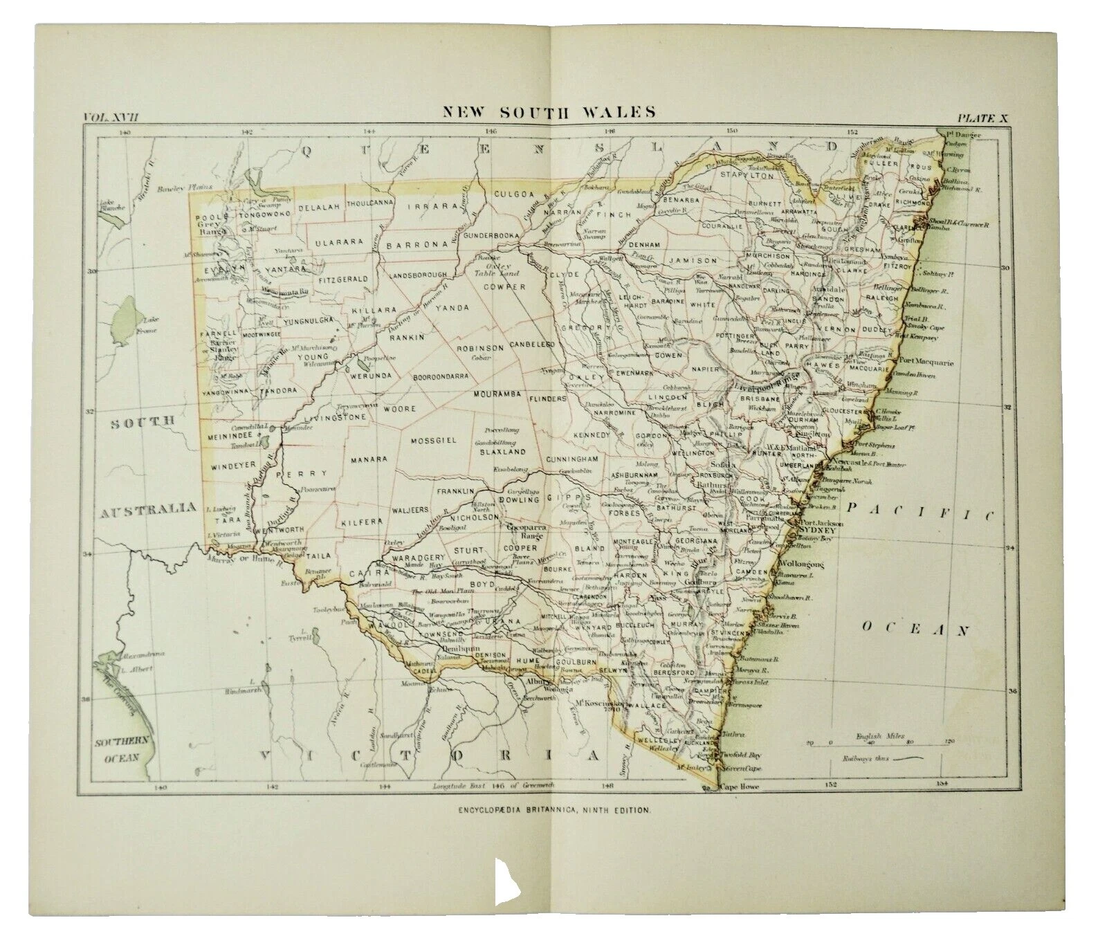 1800-1899 Date Range Antique Australia/Oceania County Maps