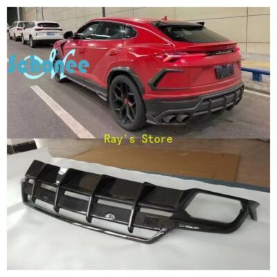 Carbon Fiber Rear Bumper Splitter Lip Diffuser For Lamborghini Urus Top Style