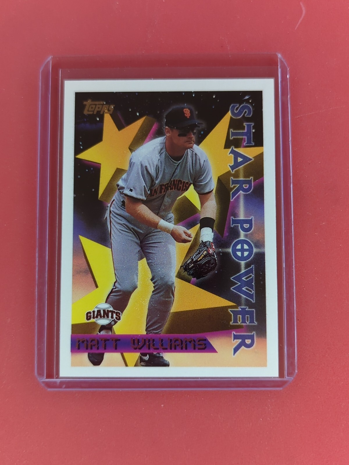 1996 Topps Matt Williams 12 San Francisco Giants Star Power Baseball Card eBay