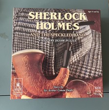 Sherlock Holmes & the Speckled Band Mystery Jigsaw Puzzle 1000 Piece New