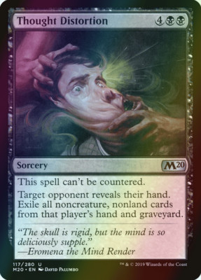 MTG Thought Distortion Foil ** Core Set 2020 ** English (NM)