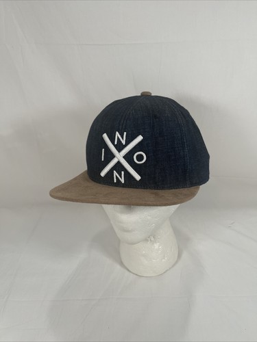 Nixon Mens Exchange Snapback Hat Denim 