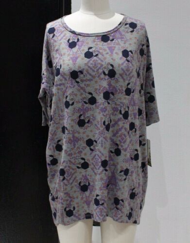 NWT Womens S Lularoe Disney Irma tunic shirt top minnie mouse short sleeve dress