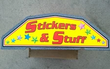 4 Column Logo Lid For Impulse Industries Sticker & Tattoos Vending Machine
