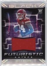 2022 Panini Black Futuristic Silver 38/99 Skyy Moore #FUT-SMO 10j9