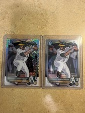 Devin Taylor 2025 Bowman Draft Chrome 1st Bowman Mojo Refractor & Chrome Card