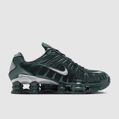 Nike Shox TL Men's Shoes in Dark Green / Gunmetal Trainers