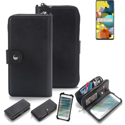 Geldbörse Etui für Samsung Galaxy A51 5G Schutz Hülle Handy Hülle Wallet Cas