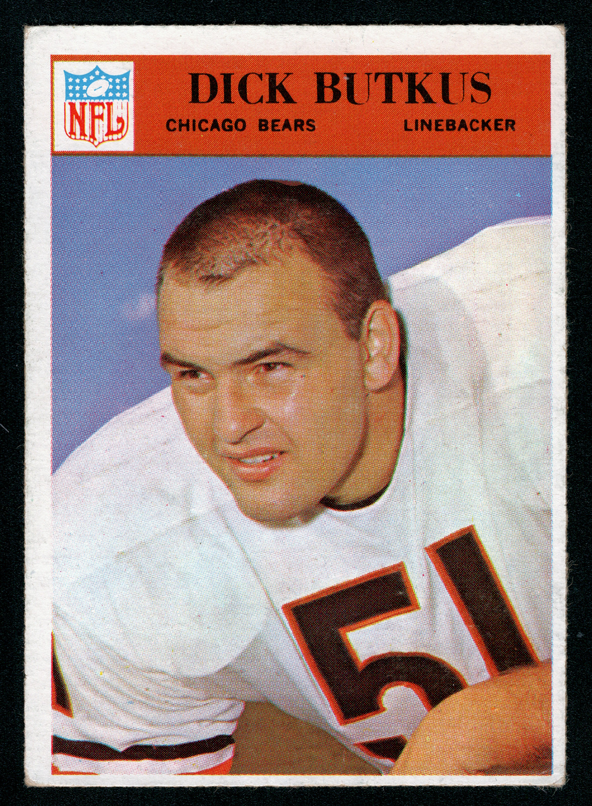 1966 Philadelphia Dick Butkus #31 Rookie RC Chicago Bears HOF Football
