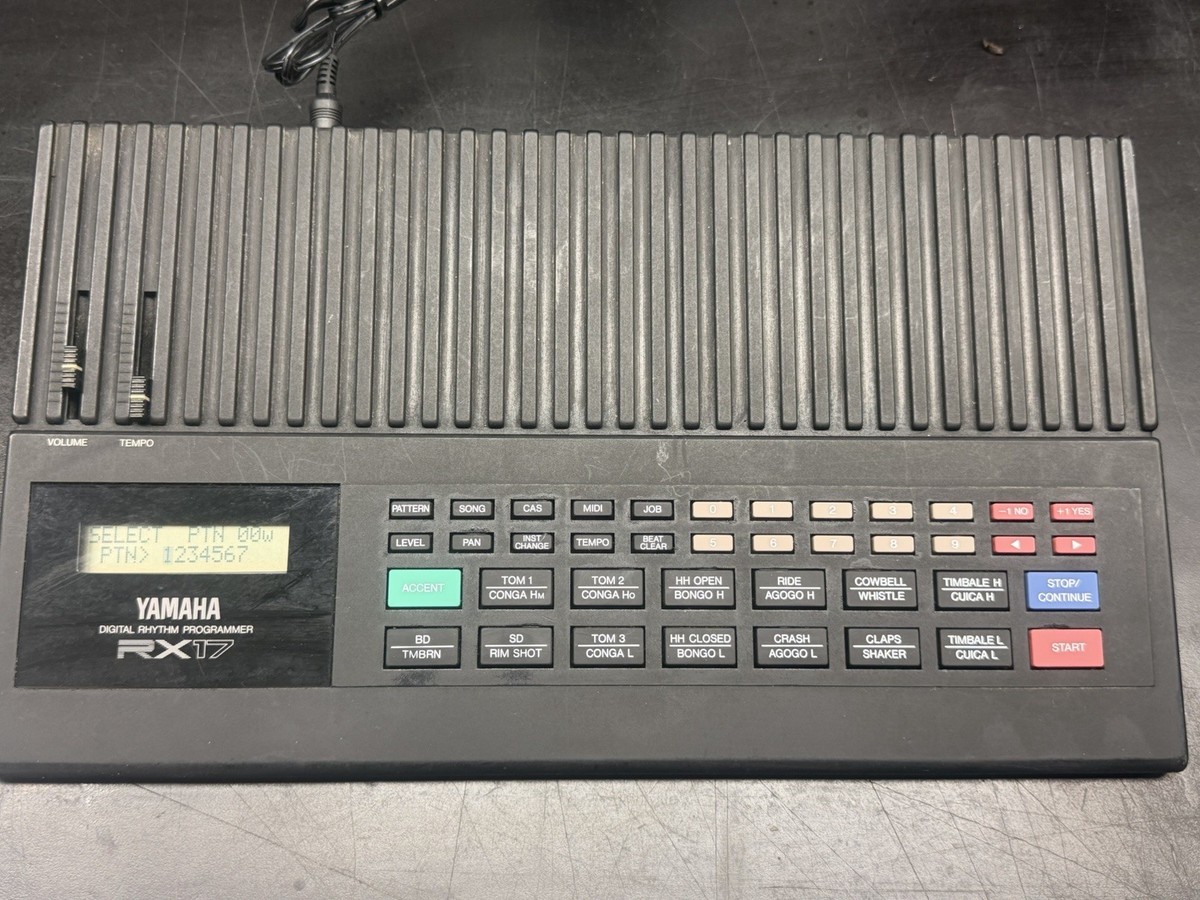 Yamaha RX17 Vintage Drum Machine Digital Rhythm Programmer Made in