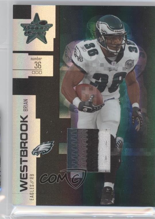 2007 Leaf Rookies & Stars 6/10 Brian Westbrook #9 0f8