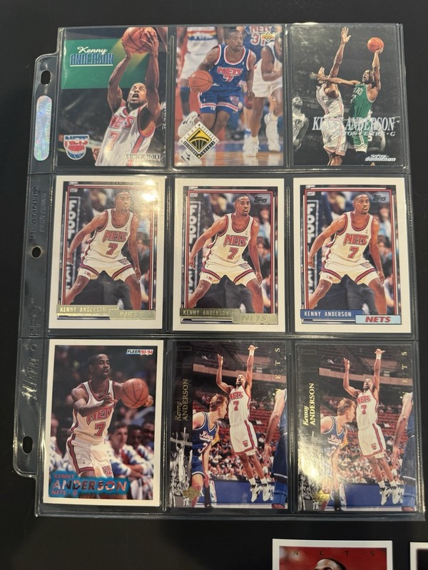 Kenny Anderson 21 Card Lot Rookies Inserts New Jersey Nets Boston Celtics