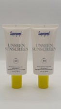 Supergoop Unseen Sunscreen SPF 40 SPF 1.7 Oz Exp-4/2027 NB 2 Pieces Sealed
