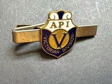 Australia Victorian Division API Bowling Club League Tie Clip Pin Badge