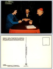 Rosalynn Carter, Brzezinski & Cardinal Wyszyński in Poland 1978 Postcard