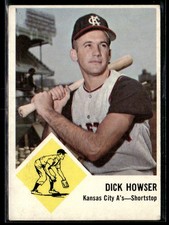 1963 Fleer Dick Howser VG Set Break #15