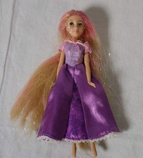 Disney Parks Mini Princess Rapunzel Doll 5.5 Inch Purple