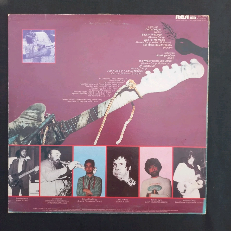 ALEX HARVEY THE NEW BAND- The Mafia Stole My Guitar- A1 B1 PL 26257 Ex Vinyl Foto 2 de 4