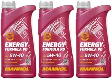 3l Mannol 7913 Energy Formula PD 5W-40 VW50200/50500 MB 229.51 3x1l