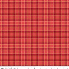 By The YARD, More Christmas Wishes Red Checks 3.99 Ships ANY Amount Of Fabric