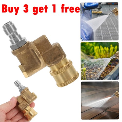 #ad #ad For Pressure Washer 5 Angle 1 4 quot; Quick Connect Pivoting Coupler Nozzle $11.29