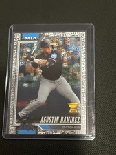 2026 Topps Series 1 Agustin Ramirez #287 Spring Training Foil Miami Marlins