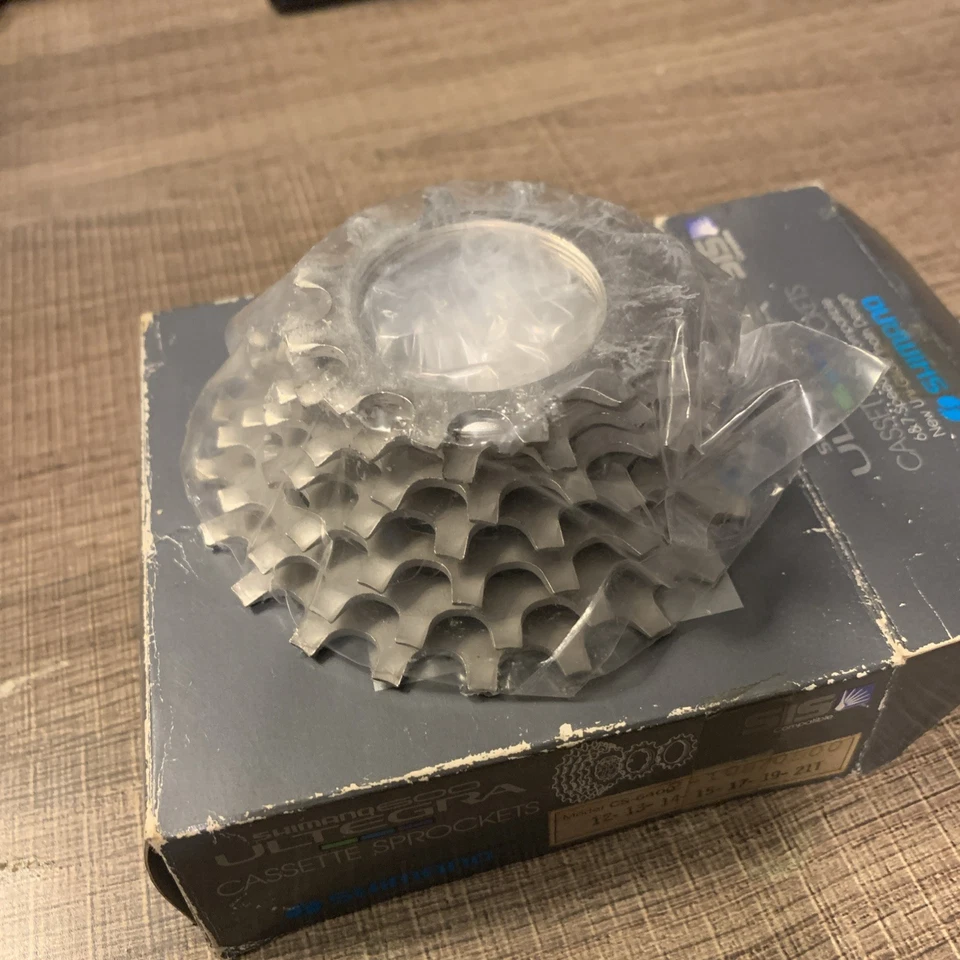 Retro Bicycle Parts NIB NOS Shimano 600 Ultegra Cassette CS-6400 7-Speed 12T-21T - Image 3 of 3