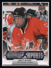 BRETT RITCHIE 🏒 2011 Upper Deck World of Sports