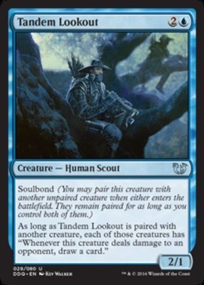 1x Tandem Lookout MTG - Duel Decks: Blessed vs Cursed - Moderate Play