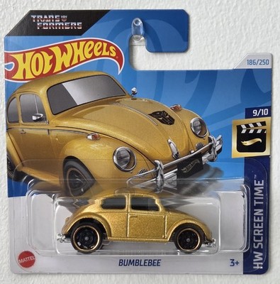 Hot Wheels Transformers Gold Bumblebee FREE Boxed Shipping 
