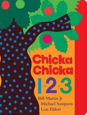Chicka Chicka 1, 2, 3 von Michael Sampson (Englisch) Brettbuch Buch