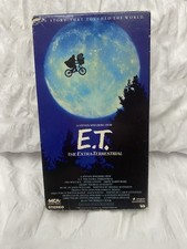 E.T. The Extra-Terrestrial Black Green VHS 1988 Steven Spielberg