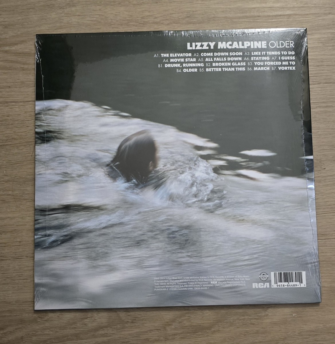 Lizzy McAlpine SIGNED LP Older CLEAR VINYL Autographed Viny Insert