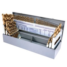 Cobalt Drill Bit Set - 115Pcs M35 High Speed Steel Bits for Hardened Metals, ...