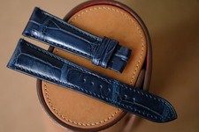 Handmade navy blue Vacheron Constantin strap size 22/18 can change size length 