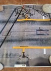 Picture Of Formula 1 Pit With Tyre Tread Marks Size 46x52cm